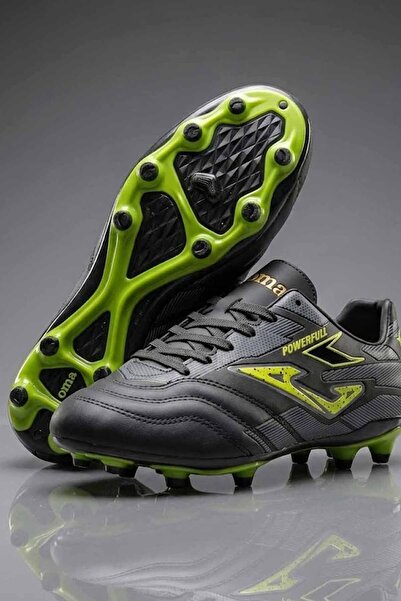 vynor atelier Ghete de fotbal Vynor Powerfull negre și galbene pentru teren m...