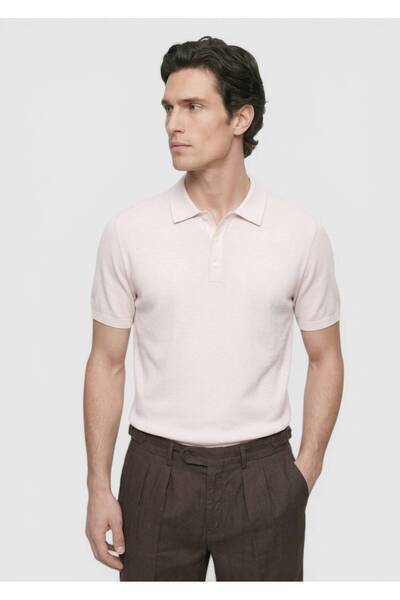 Ramsey Pink Plain Knitted Knitwear