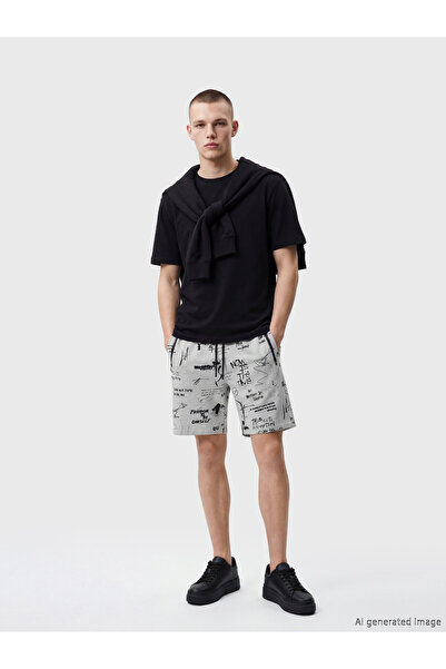 LC Waikiki Regular Fit Printed Men's Shorts