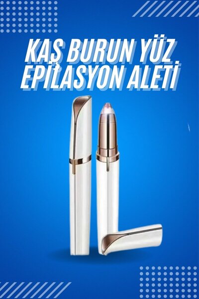 northcity n Yüz Epilatör - Kaş Bıyık Tüy Alma Aleti USB Şarjlı LED Işıklı