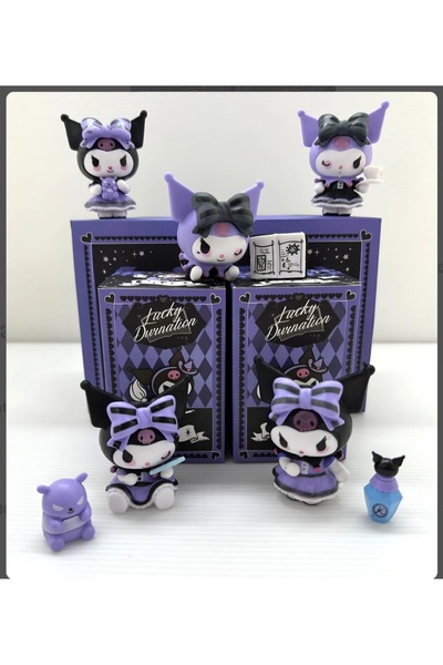 Meyra Accessories sanrio kuromi lucky divination blind box collection sürpriz kutulu figür the magic series 1 ADET