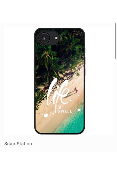 SNAPSTATIONRO Προστατευτική θήκη, MagSafe, iPhone 16E - LIFEISWELL_BEACH