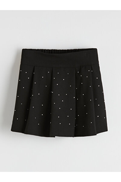 LC Waikiki Fustă-pantalonă de fetiță plisată, cu strasuri