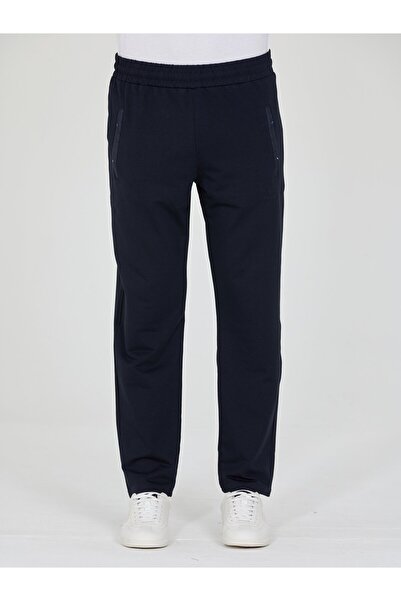 Shooter Sportswear Navy Blue Men's Sweatpants Comfortable Cut Basic Straight ...