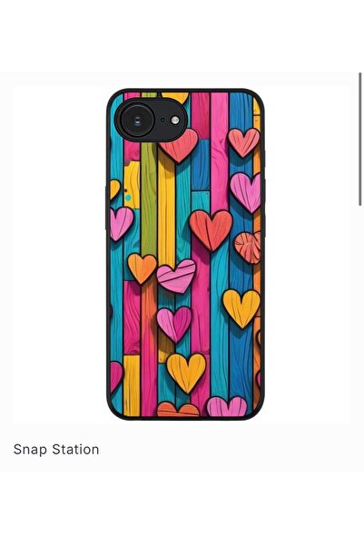 SNAPSTATIONRO Husa de protectie, MagSafe, iPhone 16E - COLOR_HEARTS