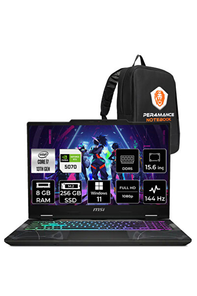 MSI Cyborg 15 i7 13620H 8GB 256GB SSD RTX5070/8GB 15.6" FHD 144Hz W11H Gaming...