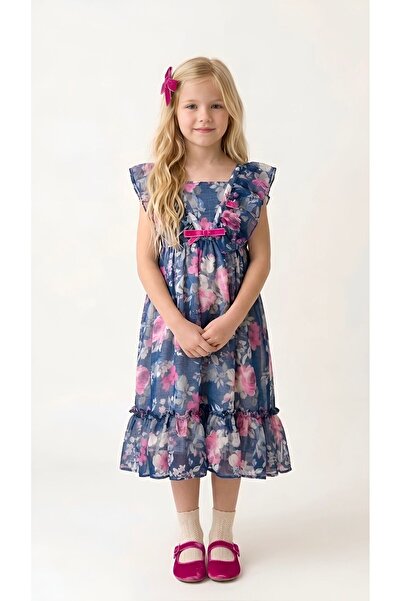 MAY MARA ΚΟΡΙΤΣΙΣΤΙΚΟ ΦΟΡΕΜΑ ΜΕ ΚΟΝΤΑ ΜΑΝΙΚΙΑ ΚΑΙ ΛΙΝΟ ΣΧΕΔΙΟ ΜΕ ΛΟΥΛΟΥΔΙΑ