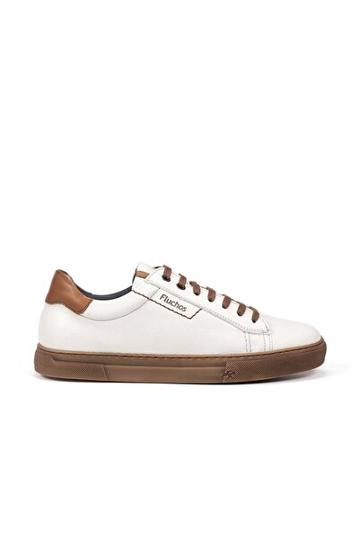 Fluchos Pantofi sport Niko din piele albă
