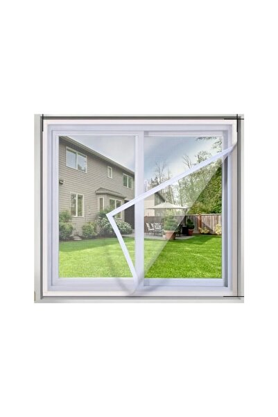 Home Tu Çift Kanat Beyaz Pencere Sinekliği