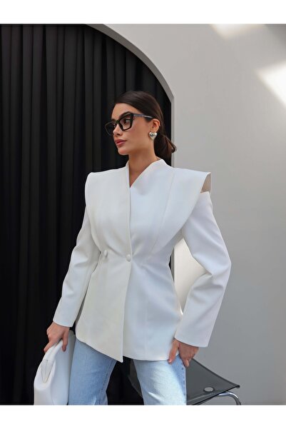 ESRAHELVACI Design Shoulder-Cut Jacket