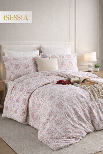 Isessia Mira Double Elastic Sheet Duvet Cover Set