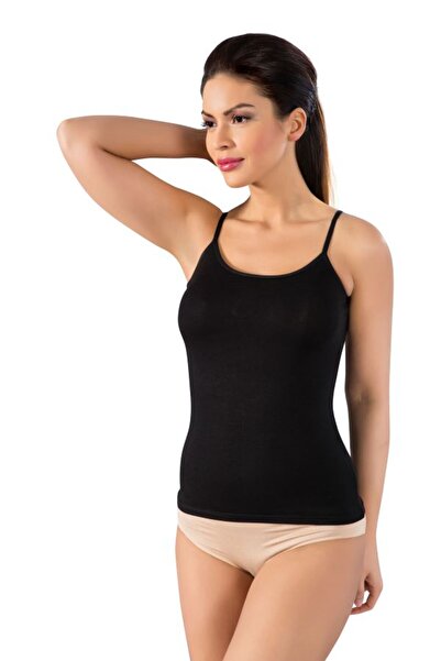 LÜXDRM Women's Bamboo Thin Strap Slim Basic 2-Piece Undershirt (Socks Are a G...