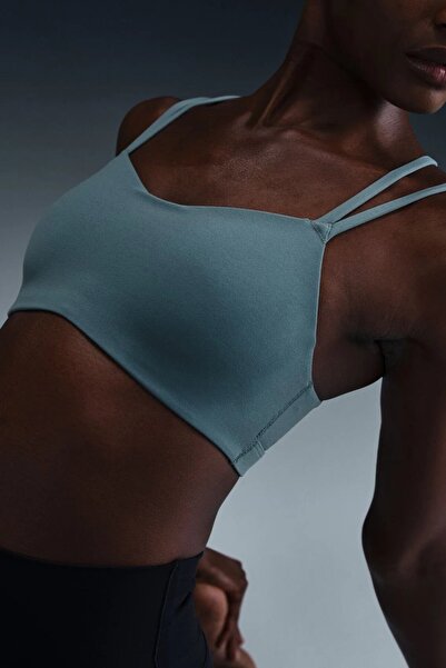 Nike Sutien de damă căptușit cu bretele Zenvy, Sutien sport pentru femei, Alb...