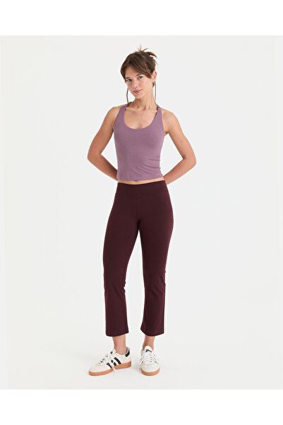 Ayma Active Καστανόμπορντ Κολάν Κάπρι Μίντι 7/8 από Οργανικό Βαμβάκι με Κανον...