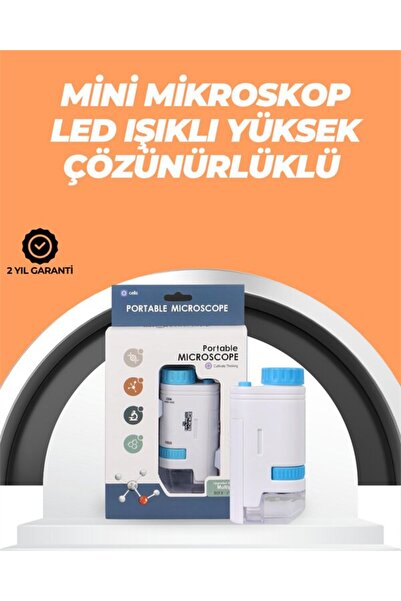 Clevora Portatif El Mikroskop – LED Işıklı Aynı Anda Net Odaklama