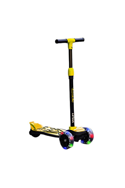 KESKİN SOUND Scooter Sarı Işıklı Renkli Tekerlekli