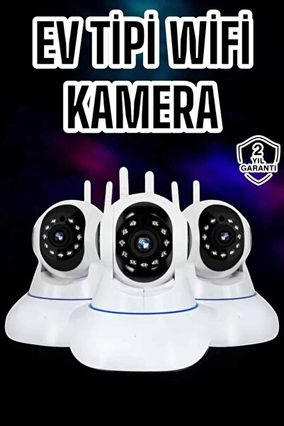 BABUBA Wifi Kamerası Çift Yönlü Bebek Güvenlik Kamerası Gece Görüşlü - BBBBBB...