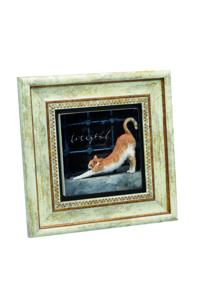 Sadrazam Εκτύπωση σε πλακάκι από φυσική πέτρα με σχέδιο Ιστανμπούλικης Γάτας ...