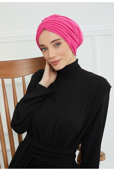 HIJAB VIP توربان قطني - وردي