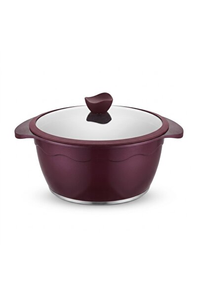 ROCKLAND Rockland soup pot, cast aluminum, 5-layer granite, 32cm, cherry