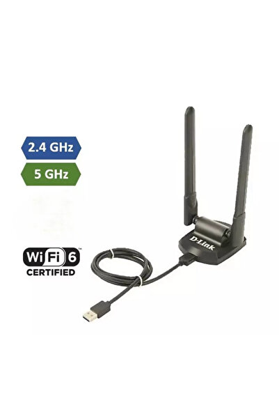 D-Link DWA-X185U AX 1800 WI-FI 6 DUAL-BAND MU-MIMO USB WIRELESS ADAPTÖR