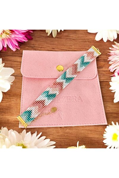 Ezera Φαρδύ γυναικείο βραχιόλι χειροποίητο από παστέλ χάντρες Miyuki Nelia