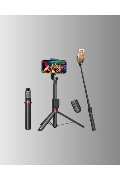 Selfie Çubuğu Ayarlanabilir Telefon Tripodu Stick Çok Açılı Çekim