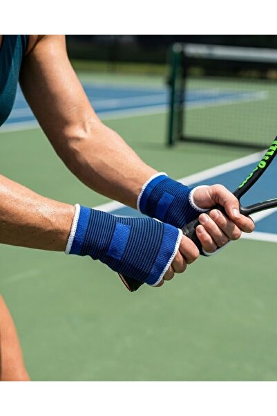 ETC 2 Pieces of Sports Wrist Support with Flexible Breathable Mesh Design - M...