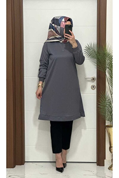 masalabiyem 3322 K35 Gray Eda Tunic