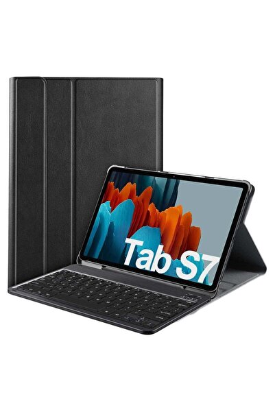 Shopi حافظة لوحة مفاتيح لجهاز سامسونج جالاكسي تاب إس 7 (QWERTY)، لوحة مفاتيح ...