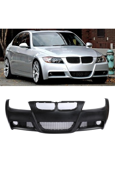 X POWER TUNİNG BMW E90 2010-2011-2012 LCİ PLASTİK BOYASIZ M TECH ÖN TAMPON