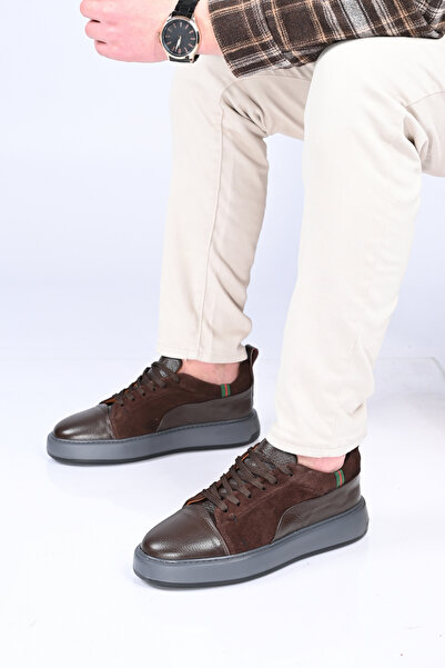 Bestello Lace-Up Eva Sole Genuine Leather Sneaker 174-22034 Men's Shoes
