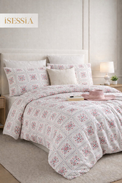 Isessia Σετ Παπλωματοθήκης Mira Double με Ελαστικά Σεντόνια