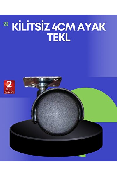 Generic Brand Picior de 4 cm fără blocare, simplu, pentru măsuță de cafea și ...