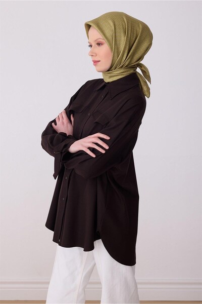 Belli Μεταξωτό μαντήλι τουίλ - 4317-88 Μουστάρδα