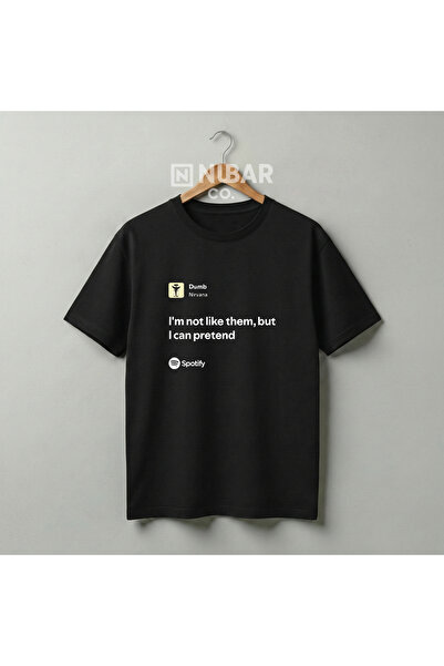 Grafftee Clothing Nirvana Efsanesi Tasarımlı Unisex Premium %100 Pamuklu Tişö...