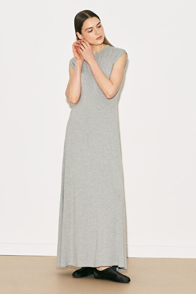 Manuka ΕΥΚΟΛΟ ΚΑΘΗΜΕΡΙΝΟ ΜΑΚΡΥ ΦΟΡΕΜΑ ΓΚΡΙ ΜΕΛΑΝΖΕ