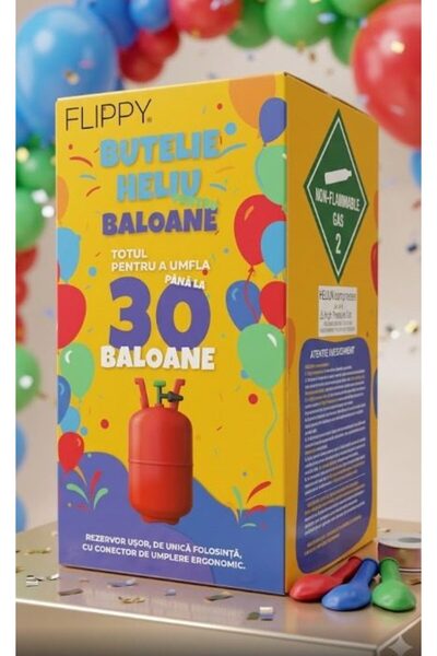 OEM Butelie Heliu de Unica Folosinta, De culoare rosie, 7l, 20x20x37, Ideala ...