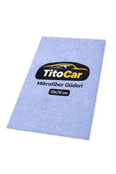 titocar Mikrofiber Güderi Bez Mavi 50x70 cm