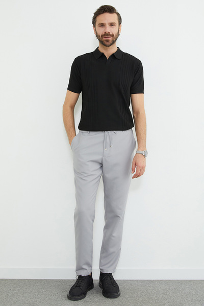 Fulla Moda Παντελόνι Jogger με ελαστική μέση