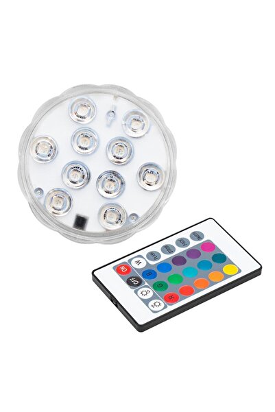 St Morritz Su Altı Kumandalı RGB Işık, Havuz, Akvaryum ve Nargile İçin Parlaklık