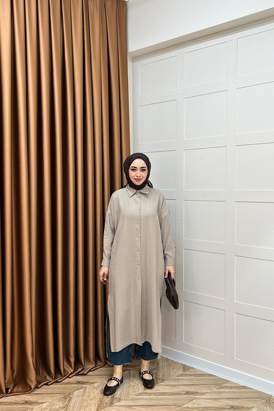 Stilife Κούπρα Μακρύ Τουνίκ Βιζόν