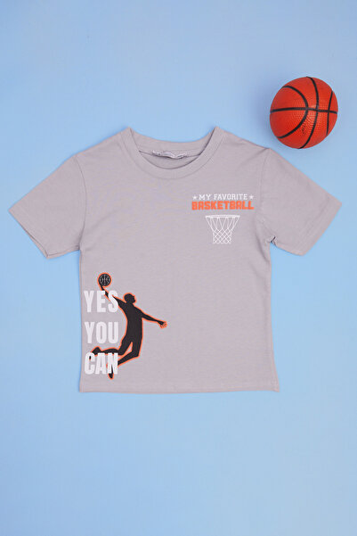 Fulla Moda Tricoul meu preferat de baschet cu imprimeu pentru băieți