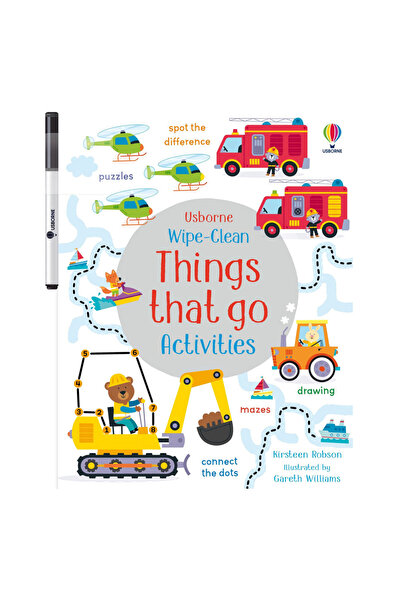 Usborne Wipe-Clean Things that go Activities Publishing