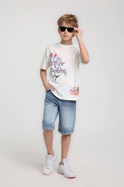 HAUSEkids 5-14 Yaş Lucien Drave Erkek Çocuk Takım-Ekru