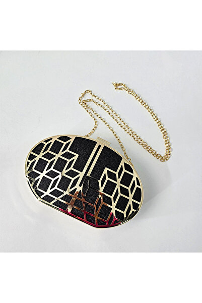 velve Τσάντα ευκαιρίας, κυβική, με γεωμετρικό σχέδιο και ένα κύριο διαμέρισμα...