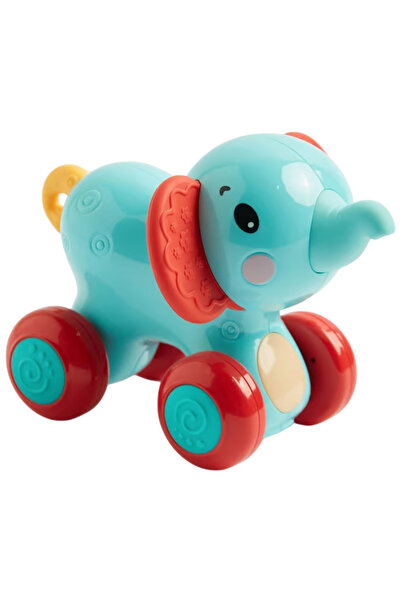Goodway - Baby Push & Go Animal Toy With Rolling Wheels Multicolor