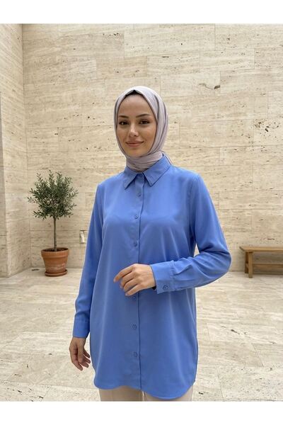 Lunsera Store Classic Dubai Tunic-Indigo