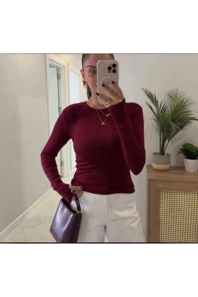 LİFERA Finger Detailed Long Sleeve Badi