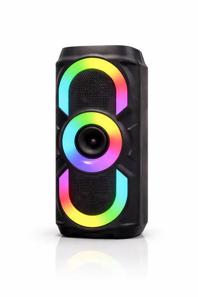 Otto Boxa Bluetooth RGB LED 39 εκ. Ηχείο Πάρτι με Ισχυρό Μπάσο και Έντονο Ήχο.